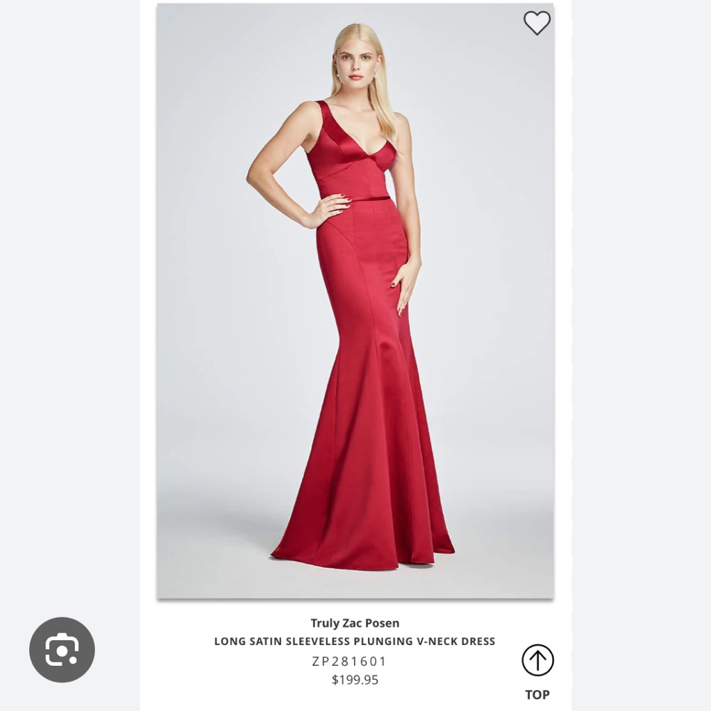 Zac Posen Size 2 Red Gown